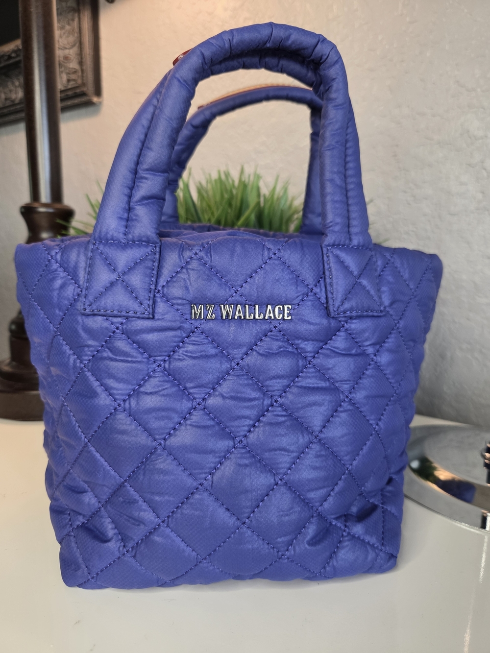 MZ Wallace Micro Metro Tote - Vibrant Royal Cobalt Blue - Like New